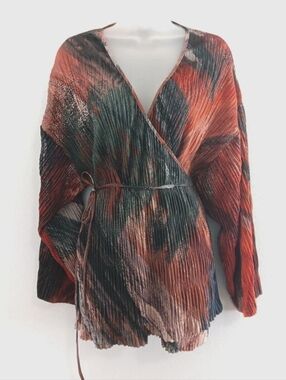 Zara Tunic Top Women's Kimono Wrap - Size Medium - New With Tags